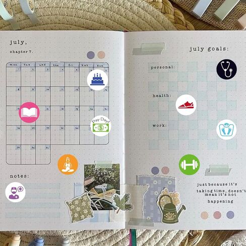 Stethoscope Medical Appointment Reminder Stickers, 500 Pcs, 0.5 Inch Doctor Nurse Icon Labels for Planners, Calendars, Journals in Kuwait