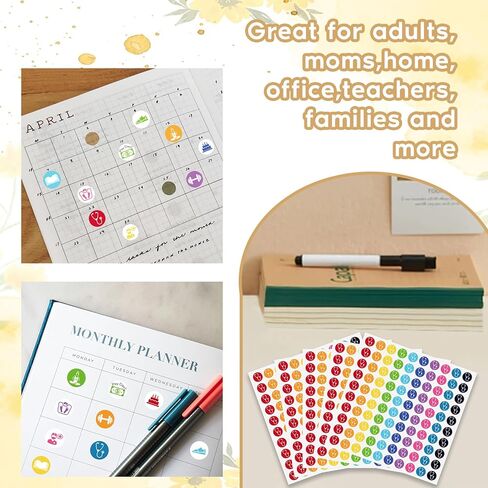 Stethoscope Medical Appointment Reminder Stickers, 500 Pcs, 0.5 Inch Doctor Nurse Icon Labels for Planners, Calendars, Journals in Kuwait