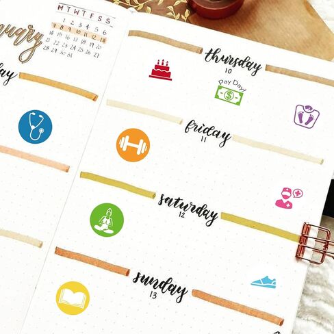 Stethoscope Medical Appointment Reminder Stickers, 500 Pcs, 0.5 Inch Doctor Nurse Icon Labels for Planners, Calendars, Journals in Kuwait