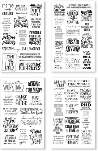 There is a Quote for That – Funny, Witty & Inspirational Planner Sticker Book for Adults – Bold Typography Stickers for Journals, Scrapbooks, and Bullet Planning in Kuwait