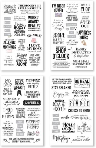 There is a Quote for That – Funny, Witty & Inspirational Planner Sticker Book for Adults – Bold Typography Stickers for Journals, Scrapbooks, and Bullet Planning in Kuwait