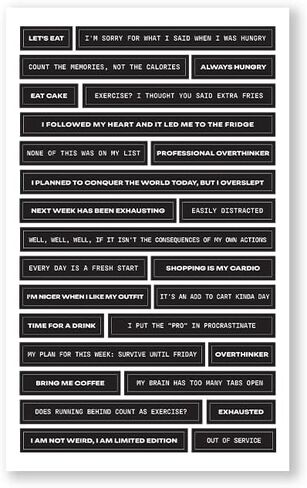 There is a Quote for That – Funny, Witty & Inspirational Planner Sticker Book for Adults – Bold Typography Stickers for Journals, Scrapbooks, and Bullet Planning in Kuwait