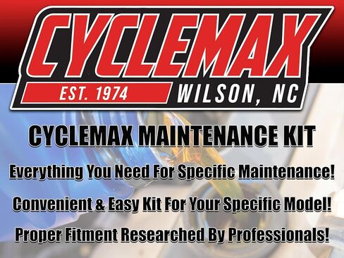مجموعة معالجة الوقود CYCLEMAX متوافقة مع جميع موديلات السنوات 12 أونصة Yamaha Marine Yamalube Boat & Outboard مع Ring Free Plus ومثبت الوقود ACC-RNGFR-PL-12 ACC-FSTAB-PL-12 in Kuwait