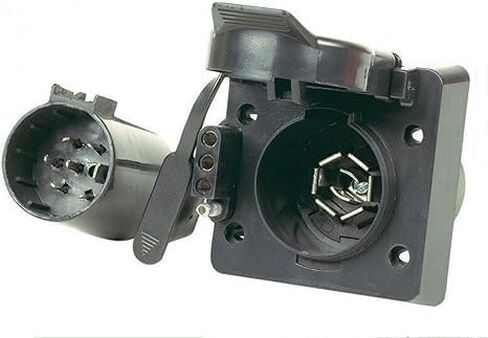 40955 Multi-Tow 7 Way RV & 4 Flat Trailer Connector Plug Adaptor for Hopkins in Kuwait