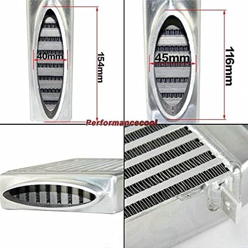 ALLOYWORKS Top Mount Intercooler for 2002 2003 2004 2005 2006 Mini Cooper S R53 Supercharger 1.6L in Kuwait