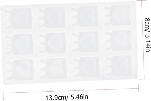 إطار صور على شكل قلب صغير من OSALADI قالب من السيليكون قالب حرفي DIY لصب راتنجات الإيبوكسي طقم إطار صور مزخرف لعشاق الحرف اليدوية in Kuwait