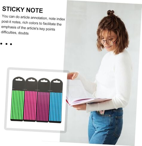 Fluorescent Page Flags Book Markers Books Sentence Markers Professional Highlight Strips Reading Strips in Kuwait