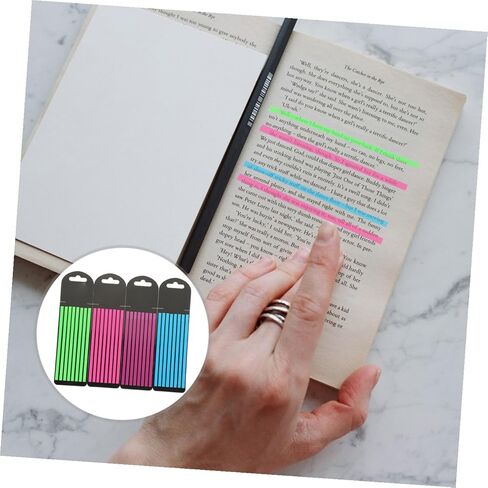 Fluorescent Page Flags Book Markers Books Sentence Markers Professional Highlight Strips Reading Strips in Kuwait