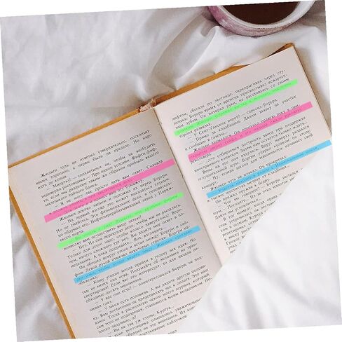 Fluorescent Page Flags Book Markers Books Sentence Markers Professional Highlight Strips Reading Strips in Kuwait