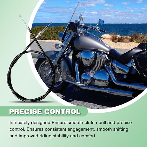 كابل القابض للدراجات النارية مناسب لمجموعة كابل القابض Honda Shadow VTX1300، يستبدل 22870-MEM-670، الضابط العالمي in Kuwait