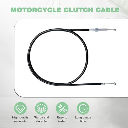 كابل القابض للدراجات النارية مناسب لمجموعة كابل القابض Honda Shadow VTX1300، يستبدل 22870-MEM-670، الضابط العالمي in Kuwait