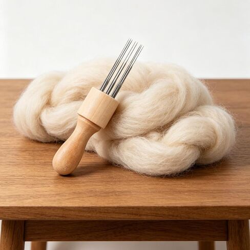 Feltsky 8 in 1 Needle Felting Needles Wooden Handle in Kuwait