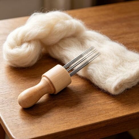 Feltsky 8 in 1 Needle Felting Needles Wooden Handle in Kuwait