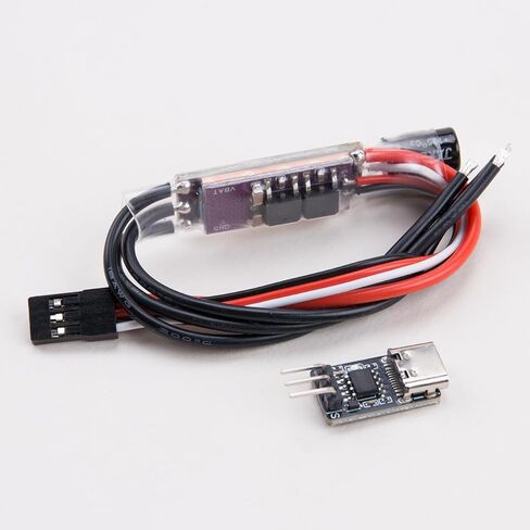 ZORZA 1Set AM32 32-Bit 2-4S 40A ESC Brushless Motors Speed Controller with Param Coverter 5V 2A BEC Module 25V 470uF Capacitor Supports DSHOT and PWM for RC Airplane Motors Model Aircraft Enthusiast in Kuwait