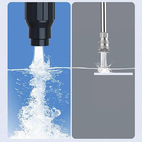 2Pcs High Pressure Car Wash Gun Kit, 3-Connector Set with 360° Rotating Adjustable Nozzle, Aluminum Alloy Water Gun + Quick-Connect Adapters, Multi-Mode Spray for Car Washing in Kuwait