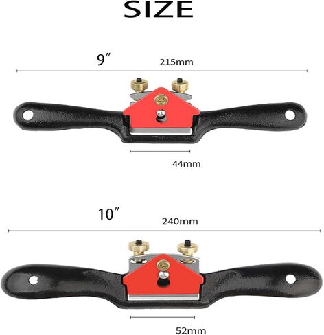 Adjustable Spokeshave Set 2pcs with 4 Metal Blades, 4-Way Wood Rasp File & Manual Planer – Perfect for Planing, Trimming, Carving, and Deburring in Woodworking in Kuwait