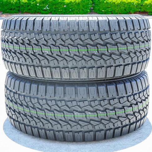 مجموعة من 4 (أربعة) إطارات Accelera Epsilon AT A/T للشاحنات الخفيفة للطرق الوعرة لجميع التضاريس - 31X10.50R15LT 31X10.50X15 31X10.50-15 109Q نطاق التحميل C LRC 6-Ply BSW جدار جانبي أسود in Kuwait