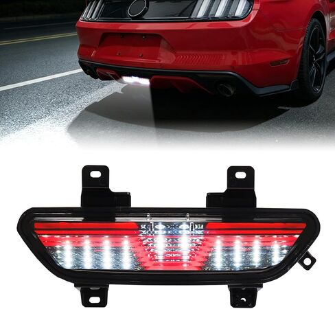 LED Backup Light for Ford Mustang 2015-2017, Brake Reverse Back Up Lamp with Red Tube Plus Running Signal Lighting Accessories in Kuwait