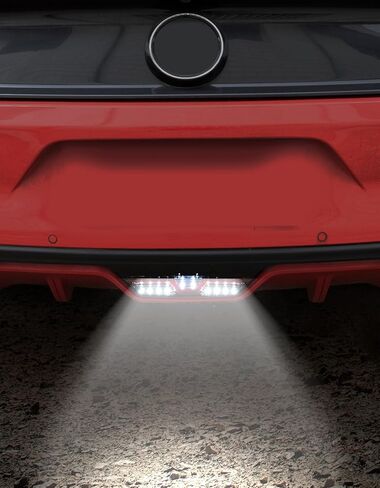 LED Backup Light for Ford Mustang 2015-2017, Brake Reverse Back Up Lamp with Red Tube Plus Running Signal Lighting Accessories in Kuwait