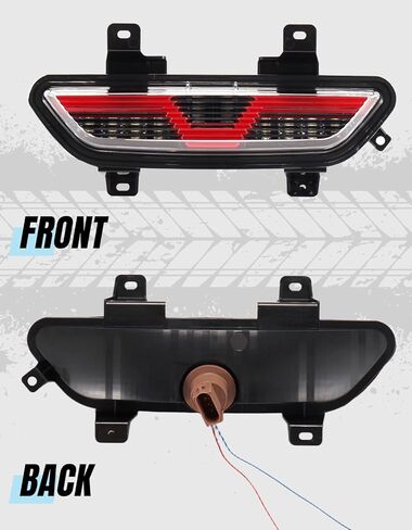 LED Backup Light for Ford Mustang 2015-2017, Brake Reverse Back Up Lamp with Red Tube Plus Running Signal Lighting Accessories in Kuwait