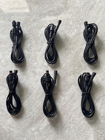 DIY Chasing 3Pins Harness Extension Wire + Male Plug + Y Connector for Wheel Rock Underbody Light Strips - LED LAMP Control (Extension Wire, 6) in Kuwait
