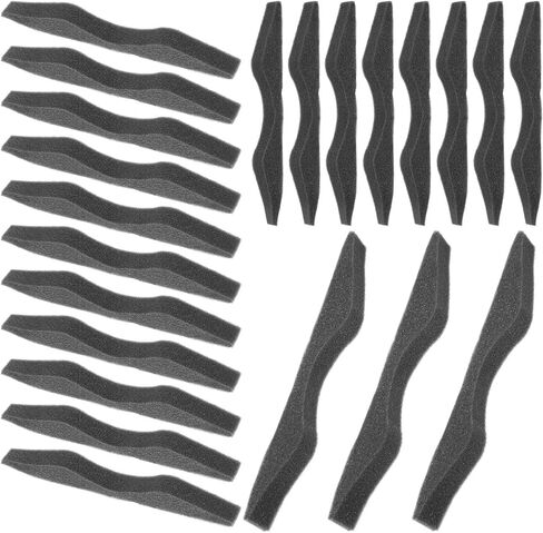 VILLFUL Nose Bridge Strip Sponge Pads Anti-Fog Memory Foam Nose Pads Black for Glasses Comfortable Fit DIY Mask Supplies 100pcs in Kuwait