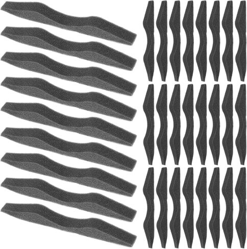 Totority Anti-Fog Sponge Nose Bridge Pads with Adhesive Tape Black Nose Strips for Glasses Comfort 100 Pieces DIY Sewing for Face Mask Crafts in Kuwait