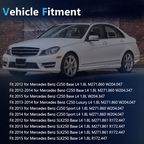 AUCERAMIC 2710902029 خرطوم أنبوب دخول الهواء مع المشابك مناسب لمرسيدس بنز C250 SLK250 2012-2015 L4 1.8L M271.860 M271.861 استبدال # A2710902029 in Kuwait