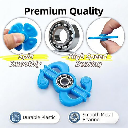 Desyeryamimi 24 Pack Mini Fidget Spinners Bulk Toys for Kids 3 4 5 6 7 8 9 Fidget Spinner Party Favors Goodie Bags Stuffers Birthday Return Gifts Classroom Rewards Prize Box in Kuwait