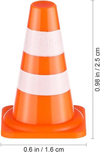 100pcs Mini Traffic Cones and Road Street Signs Toys for Kids Construction Play Educational Traffic Barricade Set in Kuwait