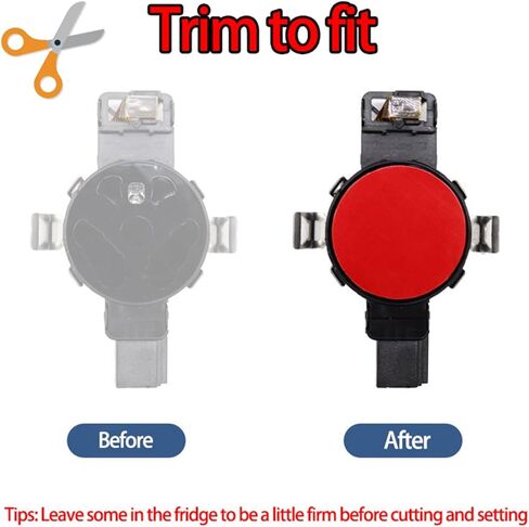 Auto Rain Sensor Replacement Pad 2-Pack - Universal Windshield Wiper Glue Sticker | Small Adhesive Mounting Pad for Rain Sensor | Fits Most Vehicles in Kuwait