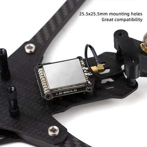 HGLRC Zeus 1.2G 800mW VTX PIT/25/100/200/400/800mW M2 M3 ميكروفون مدمج قابل للتحويل FPV جهاز إرسال VTX عبر Betaflight لسباق الطائرات بدون طيار RC بدون طيار كوادكوبتر مسواك (SMA) in Kuwait