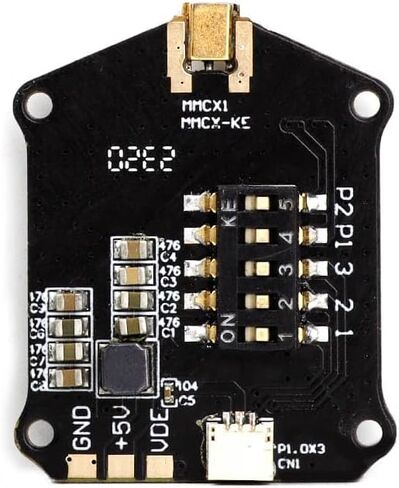 HGLRC Zeus 1.2G 800mW VTX PIT/25/100/200/400/800mW M2 M3 ميكروفون مدمج قابل للتحويل FPV جهاز إرسال VTX عبر Betaflight لسباق الطائرات بدون طيار RC بدون طيار كوادكوبتر مسواك (SMA) in Kuwait