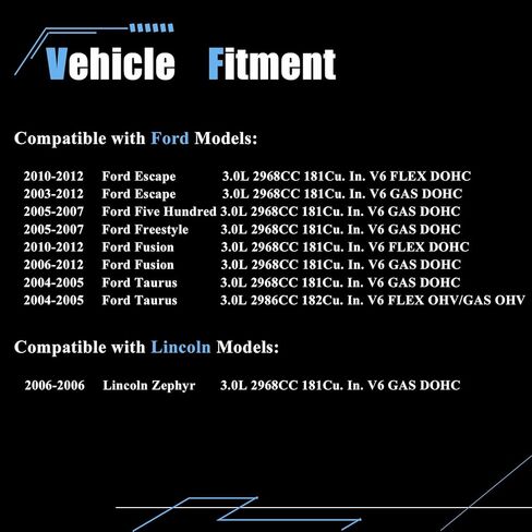 حشية وعاء زيت المحرك من AUCERAMIC OS30729R مناسبة لسيارة Ford Escape Five Hundred Freestyle Fusion Taurus، من أجل Lincoln Zephyr، من أجل Mazda 6 MPV Tribute، من أجل Mercury Mariner Milan Montego Sable 3.0L V6 in Kuwait