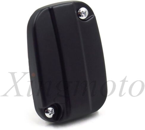 AfterMokit Clutch Fluid Reservoir Cap Left Caliper Master Cylinder Cover for Harley Davidson Touring Models 2008-2014 Plain Black in Kuwait