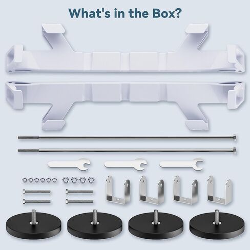 Starlink Mini Magnetic Mount – Heavy-Duty Plastic Base, Easy Install, Strong Magnet for Trucks, RVs, Boats, Camping & Off-Grid Travel in Kuwait