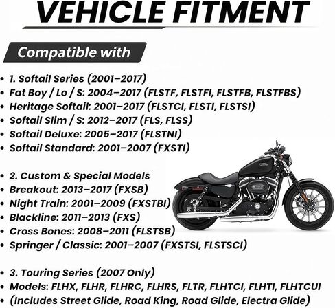 Fuel Line Check Valve Compatible with 2001-2017 Harley Softail Fat Boy/Heritage/Deluxe/Slim/Breakout & Touring 2007 EFI Replace # 62900-01D in Kuwait