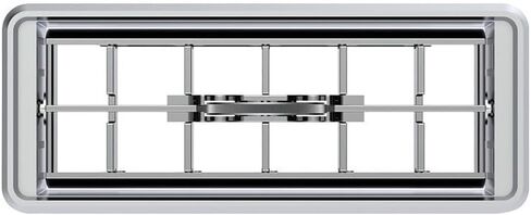 CTW Chrome Plastic Center A/C سخان تنفيس 2001 وأقدم متوافق مع شاحنات كينوورث، قطعة بديلة in Kuwait