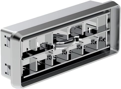 CTW Chrome Plastic Center A/C سخان تنفيس 2001 وأقدم متوافق مع شاحنات كينوورث، قطعة بديلة in Kuwait