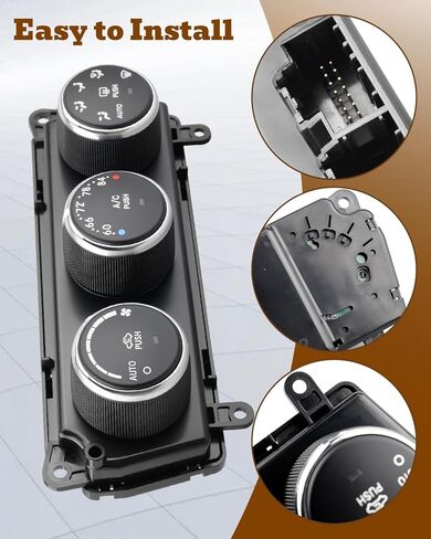 68197437AB HVAC A/C Heater Climate Control Module Fit for Jeep Wrangler 2014-2018 Replace 68197437AA in Kuwait