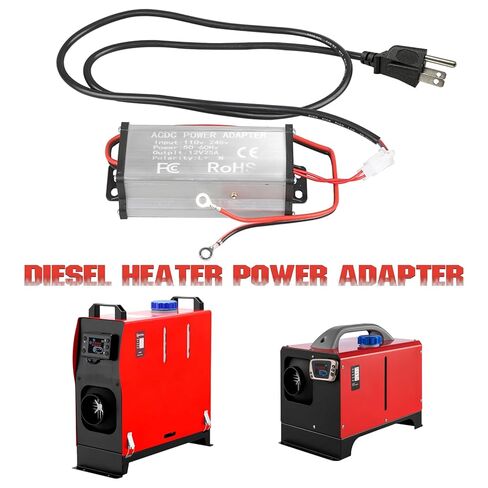 Diesel Heater 12V Power Supply Adapter 110V to 12V Transformer Power Converter for 5KW 8KW All-in-One Diesel Heater Home Parking Heater Accessories in Kuwait