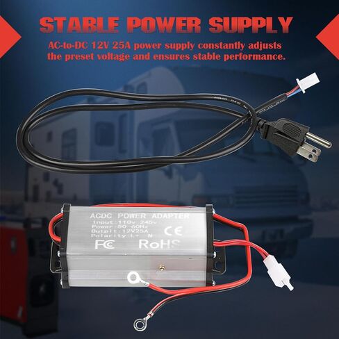 Diesel Heater 12V Power Supply Adapter 110V to 12V Transformer Power Converter for 5KW 8KW All-in-One Diesel Heater Home Parking Heater Accessories in Kuwait