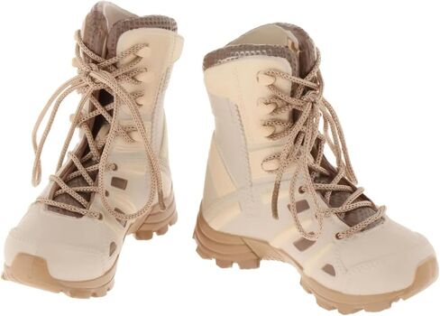 Detailed 1 / 6 Scale Soldier Action Figure Boot Hiking Climbing Shoe for Display and Creative Customization Detailed Miniature Footwear in Kuwait