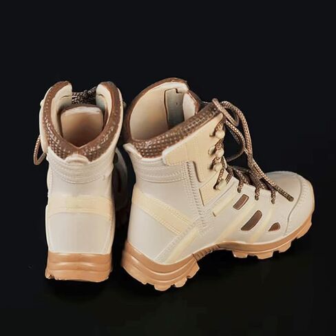 Detailed 1 / 6 Scale Soldier Action Figure Boot Hiking Climbing Shoe for Display and Creative Customization Detailed Miniature Footwear in Kuwait