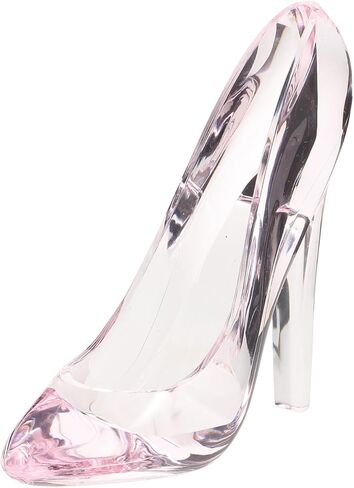 Acrylic High Heel Shoe, Crystal Clear Slipper Decoration, Princess Glass Ornament for Home, or Wedding Décor in Kuwait