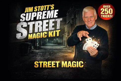 Street Magic Kit for Kids – 50+ Street Magic Tricks | Easy Beginner Magic Set with Cards, Coins & Mind Reading | Fun Gift for Boys, Girls, Teens & Adults in Kuwait