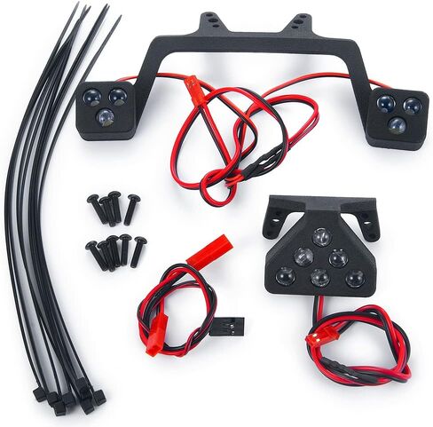 MORLORDY RC Light Kits Front and Rear Lights Set for 1/5 Arrma Kraton 8S BLX Speed Monster Truck Upgrade Parts in Kuwait