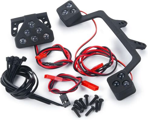 MORLORDY RC Light Kits Front and Rear Lights Set for 1/5 Arrma Kraton 8S BLX Speed Monster Truck Upgrade Parts in Kuwait