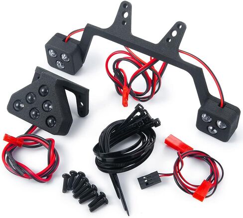 MORLORDY RC Light Kits Front and Rear Lights Set for 1/5 Arrma Kraton 8S BLX Speed Monster Truck Upgrade Parts in Kuwait