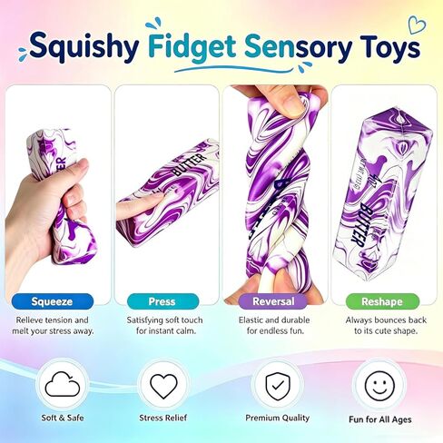 Butter Squishy, Squishy Butter, Squeeze Toys, Realistic Butter Stick Soft Squeeze Toys (Butter-2PCS) in Kuwait